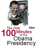 Everybody's expending a lot of air guessing at what Obama's first 100 days will be like. But only Mad Magazine had the guts to speculate on his first 100 minutes.